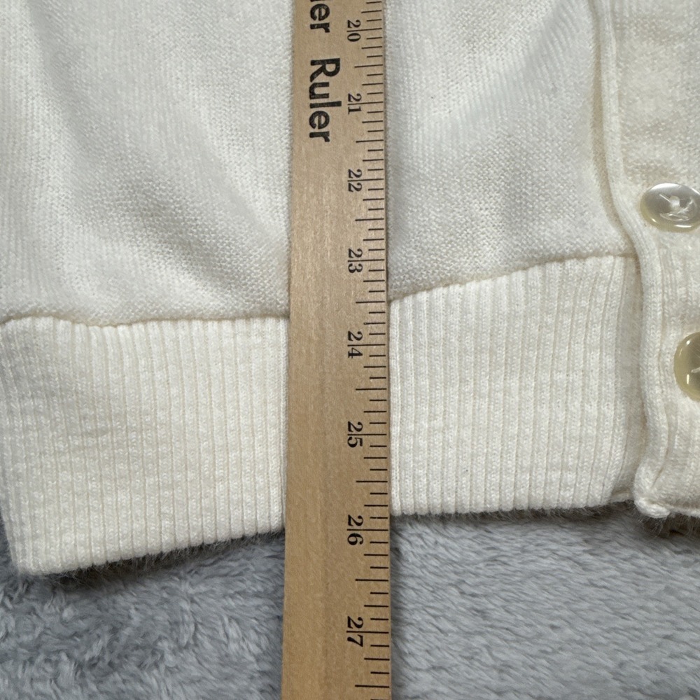 Vintage Arnold Palmer Signature Collection Cardigan Sweater Mens Large Ivory USA - Picture 6 of 15